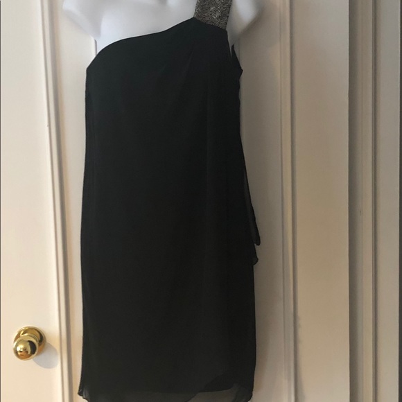 Calvin Klein one shoulder evening dress